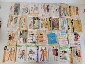 28 Very Vintage Sewing Patterns-Simplicity, McCalls, Butterick, Miss Vogue