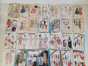 28 Very Vintage Sewing Patterns-Simplicity, McCalls, Butterick
