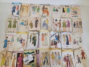 28 Very Vintage Sewing Patterns-Simplicity, McCalls, Butterick