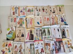 27 Very Vintage Sewing Patterns-Simplicity, McCalls, Butterick, Amy Buttler, Vogue, Renaissance Costume Collection