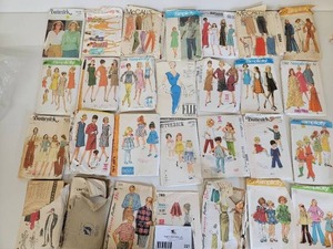 28 Very Vintage Sewing Patterns-Simplicity, McCalls, Butterick, Elle