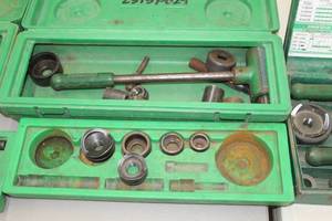 lot 254 image: Greenlee Knock-Out Punch Set, Case