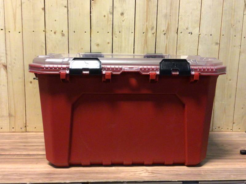 Sold at Auction: 4 Husky Waterproof Storage Containers