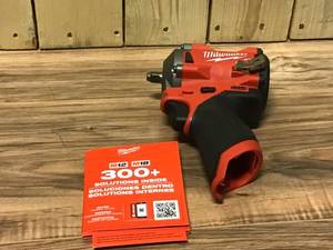 lot 37 image: Milwaukee M12 FUEL 12-Volt Lithium-Ion Brushless Cordless Stubby 38 in. Impact Wrench (Tool-Only) Customer Returns See Pictures