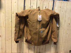 lot 80 image: Carhartt Mens Thermal Lined Duck Active Jacket J131,Brown,Medium Customer Returns See Pictures