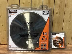 lot 95 image: Assorted Ridgid Blades Customer Returns See Pictures