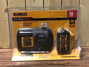 lot 25 image: DEWALT FLEXVOLT 20-Volt60-Volt MAX Lithium-Ion 6.0Ah Battery Pack with 6 Amp Output Charger Customer Returns See Pictures