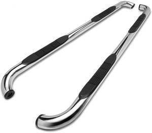 lot 104 image: TAC Side Steps Running Boards Fit 2019-2022 RAM 1500 Quad Cab (Exclude 2019-2023 RAM 1500 Classic) Truck Pickup 3 Stainless Steel Side Bars Nerf Bars Off Road Accessories 2Pcs, STST3S-19D1002.