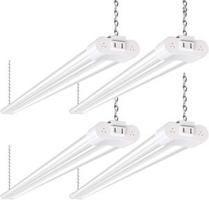 lot 225 image: Hykolity  4FT Linkable LED Shop Light 4 Pack