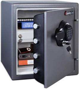lot 226 image: Sentrysafe Fire & Water Proof Safe With Digital Keypad (Scratch & Dent, No Code)Model SFW123GDC