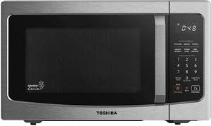 lot 242 image: Toshiba Smart Countertop Microwave Oven Model ML-EM34P(SS)