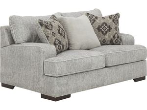 lot 247 image: Signature Design by Ashley Benchcraft  Mercado Loveseat Model 8460435