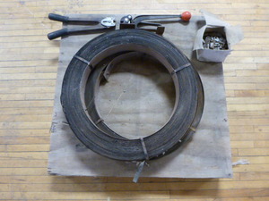 2 Rolls of Metal Strapping and Tools