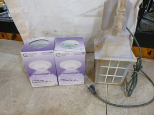 Recessed Lights and Outdoor Light