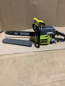 RYOBI 16 in. 37cc 2-Cycle Gas Chainsaw with Heavy-Duty Case. See Pictures