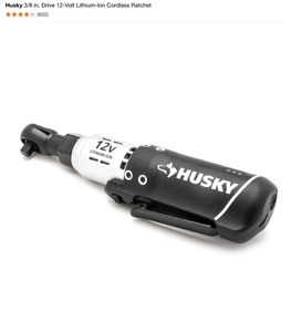 Husky 38 in. Drive 12-Volt Lithium-Ion Cordless Ratchet, 14 in. and 38 in. Stubby Ratchet and Socket Set (46-Piece) & Ratchet. Various Conditions. See Pictures