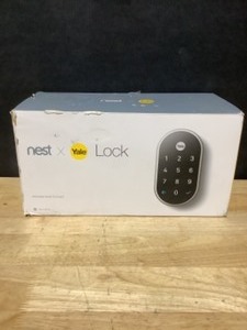 Google Nest x Yale Lock - Tamper-Proof Smart Deadbolt Lock with Nest Connect - Satin Nickel. See Pictures
