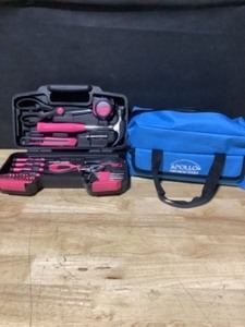Apollo General Tool Set in Pink (39-Piece) & Apollo My First Tool Kit (14-Piece). See Pictures