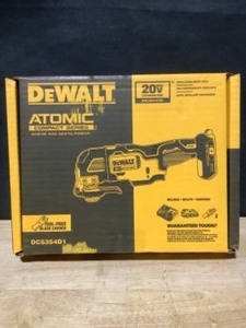 DEWALT ATOMIC 20-Volt MAX Cordless Brushless Oscillating Multi-Tool with (1) 20-Volt Battery 2.0Ah & Charger. See Pictures