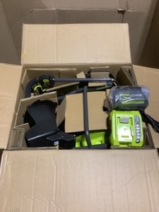 RYOBI 40V HP Brushless 18 in. Single-Stage Cordless Electric Snow Blower with 6.0 Ah Battery and Charger. See Pictures