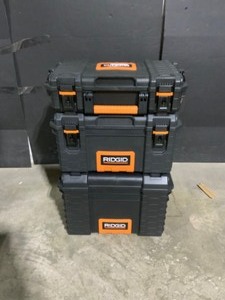 lot 41 image: RIDGID PRO Tool Storage System (3-Piece). See Pictures