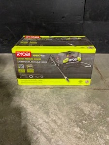 lot 45 image: RYOBI 1,600 PSI 1.2 GPM Electric Pressure Washer. See Pictures