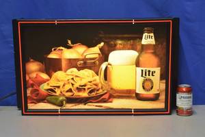 Miller Lite Hanging light up sign