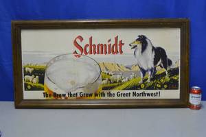 Lassie Schmidt framed sign rare and valuable