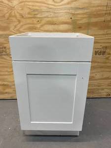lot 52 image: Bathroom Vanity (white)