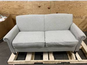 lot 9 image: ALLEN  ROTH Casual Cream Sofa