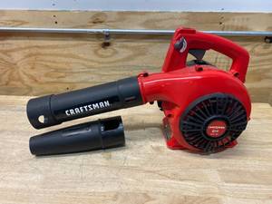 lot 86 image: CRAFTSMAN B2000 25-cc 2-cycle 180-MPH 410-CFM Handheld Gas Leaf Blower