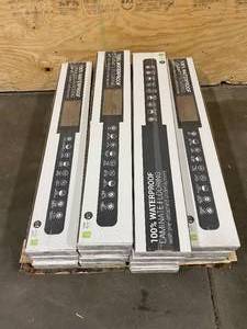 lot 18 image: Lot of 14 Cases of- Trinity Mocha 7x48 100% Waterproof Laminate Flooring with pre-attached underlayment (251.44 SQ. FT)