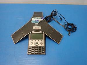 Cisco&nbspCP-7937G Telecom conference phone unit  includes cables photod