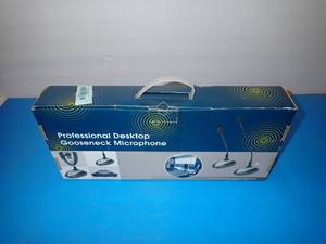 Professional desktop gooseneck microphone