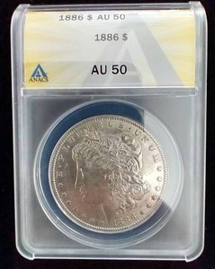 1886 Morgan Dollar - AU50