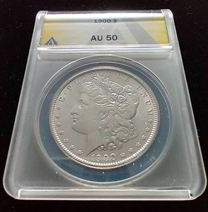 1900 Morgan Dollar - AU50