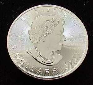 2021 Canadian Maple 1 Oz. Coin