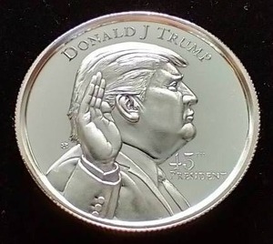 Ultra High Relief 2 Oz Silver Trump Coin