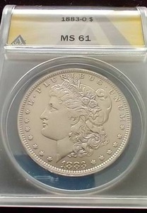 1883-O Morgan Dollar - MS61