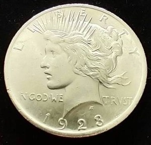 1923 Peace Dollar