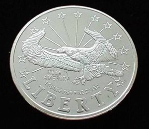 Liberty 1 Oz. Silver Round