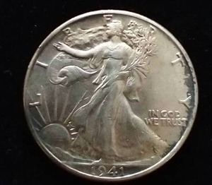 1941 Walking Liberty Half Dollar
