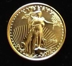 1998 110th Oz. Gold Eagle