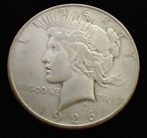 1926 Peace Dollar