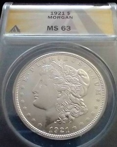 1921 Morgan Dollar - MS63