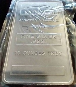 10 Oz. Silver Bar
