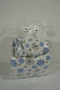 Snowflake Flannel Sheet Set - King