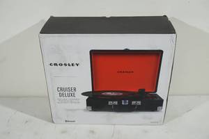 Crosley Cruiser Deluxe Portable Turntable with Bluetooth