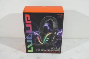 LVLUP Light Up Pro Gaming Headset with Foldable Mic