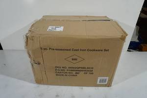 5 Pc Cast Iron Cookware Set